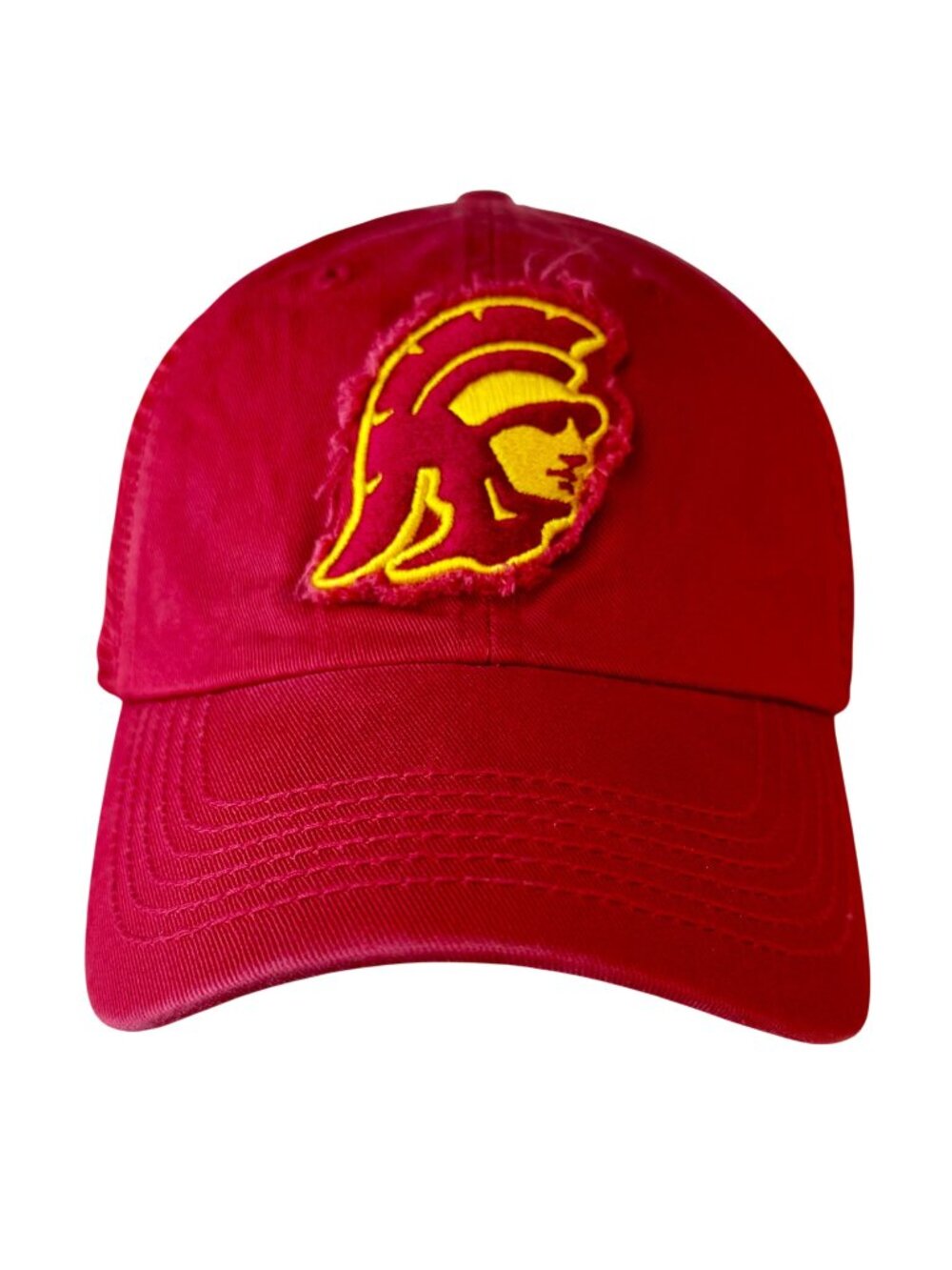 USC Trojans Snapback Hat Distressed-Look Trojan Headwear Red Relaxed Fit NWOT